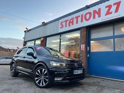 Black Used 2017 VW Tiguan R-line SUV | £13,995 (Good price)
