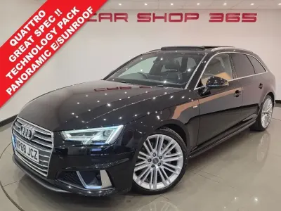 Używany Audi A4 S-Line 190 KM (139 kW) 2019 Czarny Kombi