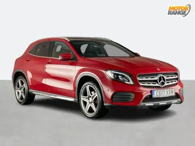 Used Mercedes GLA200 AMG Line Premium Plus 156 HP (114 kW) 2017 Red SUV