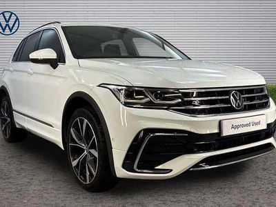 Begagnad VW Tiguan R-line 245 HK (180 kW) 2022 Vit SUV
