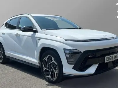 Used Hyundai Kona N Line 138 HP (101 kW) 2026 Atlas white SUV