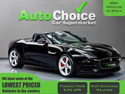 Używany Jaguar F-Type R 550 KM (404 kW) 2019 Czarny Kabriolet