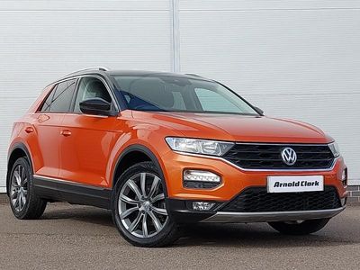 Begagnad VW T-Roc Design 150 HK (110 kW) 2018 Orange SUV