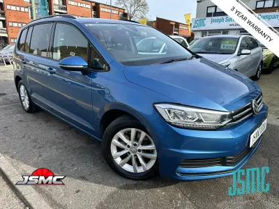 Used VW Touran SEL 150 HP (110 kW) 2016 Blue MPV