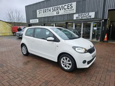 Usado Skoda Citigo Elegance 2014 Blanco Utilitario
