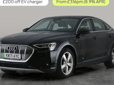 Used Audi e-tron Sportback Design 300 kW (408 HP) 2021 Black SUV