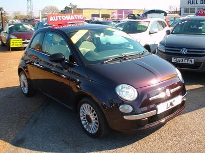 Used Fiat 500 Lounge 69 HP (50 kW) 2014 Mauve/purple Hatchback