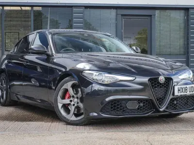 Begagnad Alfa Romeo Giulia Saloon Veloce 280 HK (205 kW) 2018 Svart Sedan