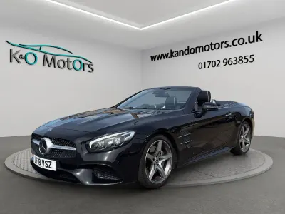 Used Mercedes SL400 AMG Line Premium 367 HP (269 kW) 2018 Black Cabriolet