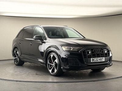 Used Audi SQ7 Black Edition 507 HP (372 kW) 2022 Mythos black metallic/mythos black metallic SUV