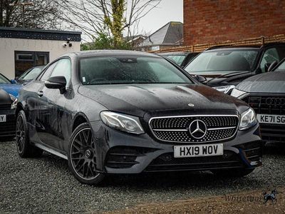 Black Used 2019 Mercedes E400 AMG Line Premium Plus Coupe | £26,500 (Fair price)