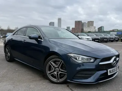 Used Mercedes CLA220 AMG Line Premium 2019 Blue Sedan
