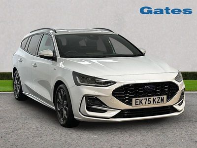 White New 2025 Ford Focus ST-Line Estate | £23,499 (A bit pricey)