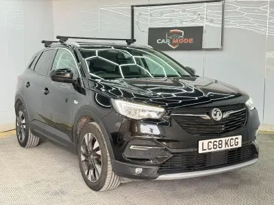 Used Vauxhall Grandland X Sport 131 HP (96 kW) 2018 Black SUV