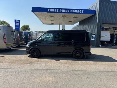 Used VW T5 Highline 140 HP (102 kW) 2015 Black Van