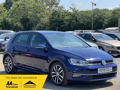 Used VW Golf VII GT 2019 Blue Hatchback
