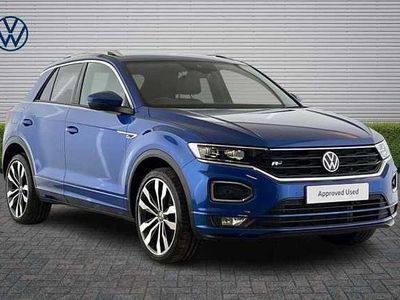 Used VW T-Roc R-line 150 HP (110 kW) 2021 Blue SUV