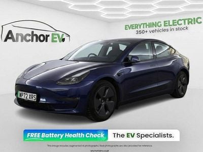 Used Tesla Model 3 Long Range AWD 366 kW (498 HP) 2022 Blue Sedan