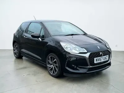 Used DS Automobiles DS3 Connected Chic 82 HP (60 kW) 2018 Black Hatchback