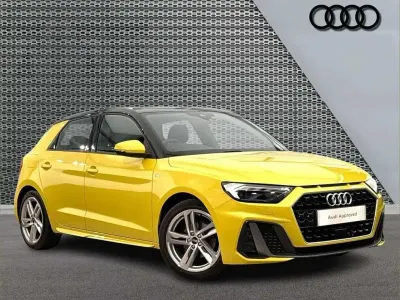 Begagnad Audi A1 S-Line 147 HK (108 kW) 2021 Gul SUV