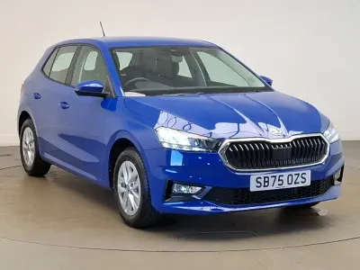 New Skoda Fabia SE 95 HP (69 kW) 2025 Blue Hatchback