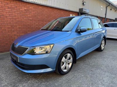 Used Skoda Fabia SE 110 HP (80 kW) 2017 Blue Estate