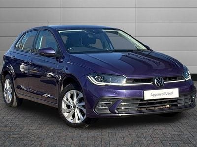 Used VW Polo Style 95 HP (69 kW) 2021 Vibrant violet Hatchback