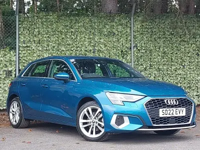 Used Audi A3 Sport 150 HP (110 kW) 2022 Blue Sedan