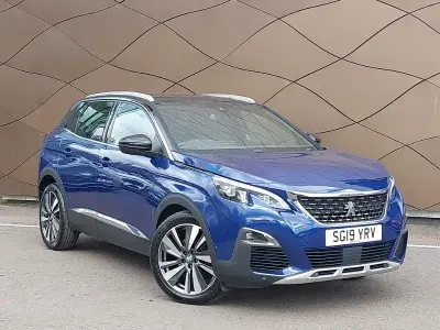 Begagnad Peugeot 3008 Premium 131 HK (96 kW) 2019 Blå SUV