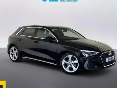 Used Audi A3 Sportback S-Line 110 HP (80 kW) 2023 Black Hatchback