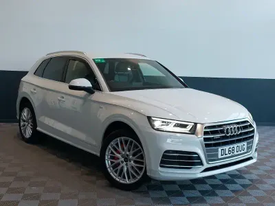 Begagnad Audi Q5 S-Line 190 HK (139 kW) 2019 Vit SUV