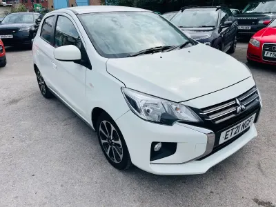 Used Mitsubishi Mirage 2021 White Hatchback
