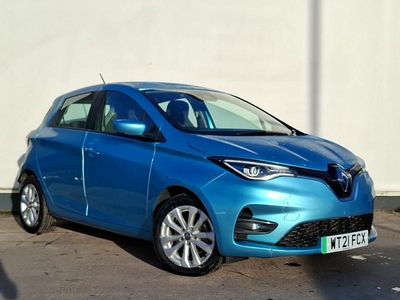 Used Renault Zoe Iconic 100 kW (136 HP) 2021 Blue Hatchback