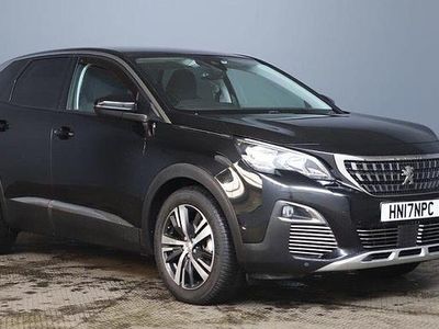 Black Used 2017 Peugeot 3008 Allure Hatchback | £10,490 (Fair price)