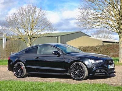 Used Audi A5 Black Edition 177 HP (130 kW) 2015 Black Coupe