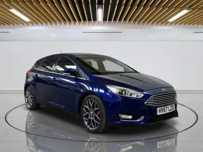Gebraucht Ford Focus Titanium X 120 PS (88 kW) 2017 Blau Kleinwagen