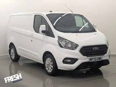 Used Ford Transit Custom Limited 130 HP (95 kW) 2022 Frozen white (solid colour) Van
