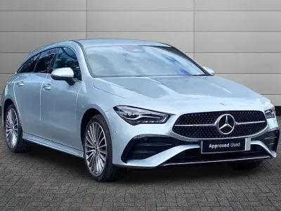 Used Mercedes CLA250 Shooting Brake AMG Line Premium 215 HP (158 kW) 2025 High tech silver Estate