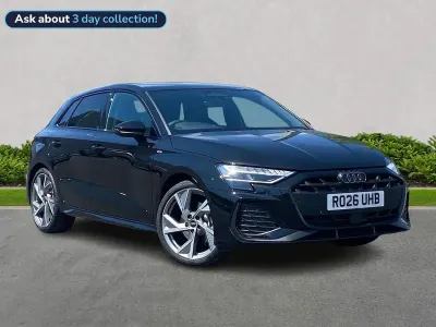 Used Audi A3 Sportback Black Edition 150 HP (110 kW) 2026 Black Hatchback