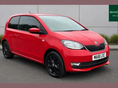 Used Skoda Citigo Colour Edition 58 HP (42 kW) 2018 Red Hatchback