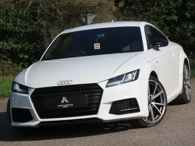 Used Audi TT Black Edition 180 HP (132 kW) 2018 White Coupe
