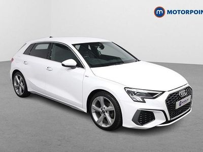 Used Audi A3 S-Line 2022 White Sedan