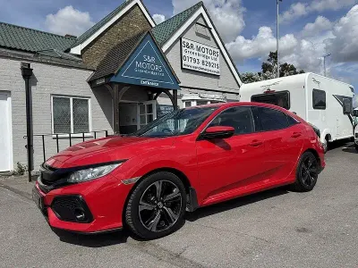 Used Honda Civic SR 129 HP (94 kW) 2017 Red Hatchback