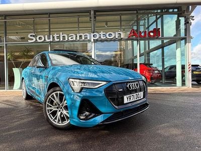 Used Audi e-tron Black Edition 300 kW (408 HP) 2021 Blue SUV