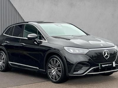 Used Mercedes EQE350 AMG line 214 kW (292 HP) 2024 Obsidian black metallic Sedan