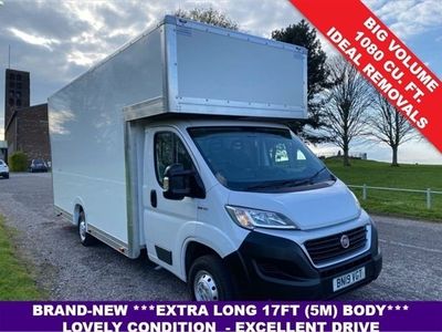 used Fiat Ducato 2.3 3.5t 5m (16ft 5in) Luton Transit Removal Van, Euro 6 130Bhp