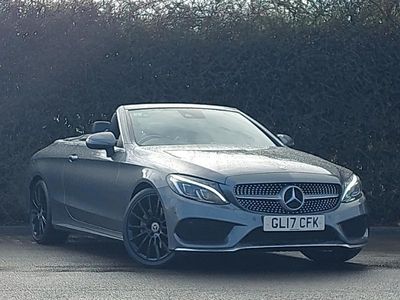 Usado Mercedes C200 AMG Line Premium Plus 184 HP (135 kW) 2017 Cinzento Cabrios