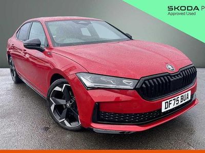 Used Skoda Superb SportLine 150 HP (110 kW) 2025 Carmine red metallic Hatchback