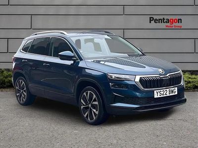 Used Skoda Karoq SE L 108 HP (79 kW) 2022 Blue SUV