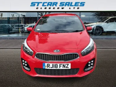 Used Kia Ceed GT-Line 134 HP (98 kW) 2018 Red Hatchback